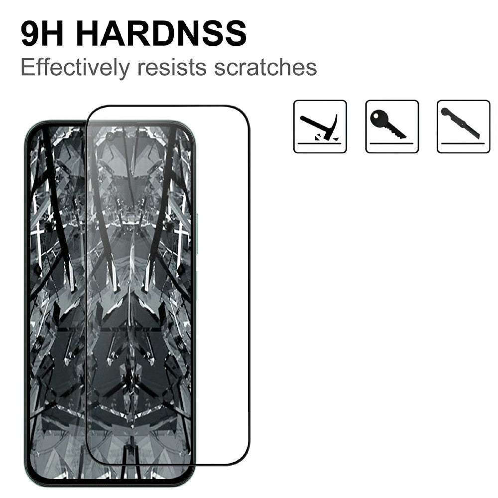 For OnePlus N6 4G AGC Tempered Glass with Black Edge Full Glue Full Coverage Screen Protector