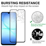 For Samsung Galaxy A18 5G AGC Tempered Glass with Black Edge Full Glue Full Coverage Screen Protector