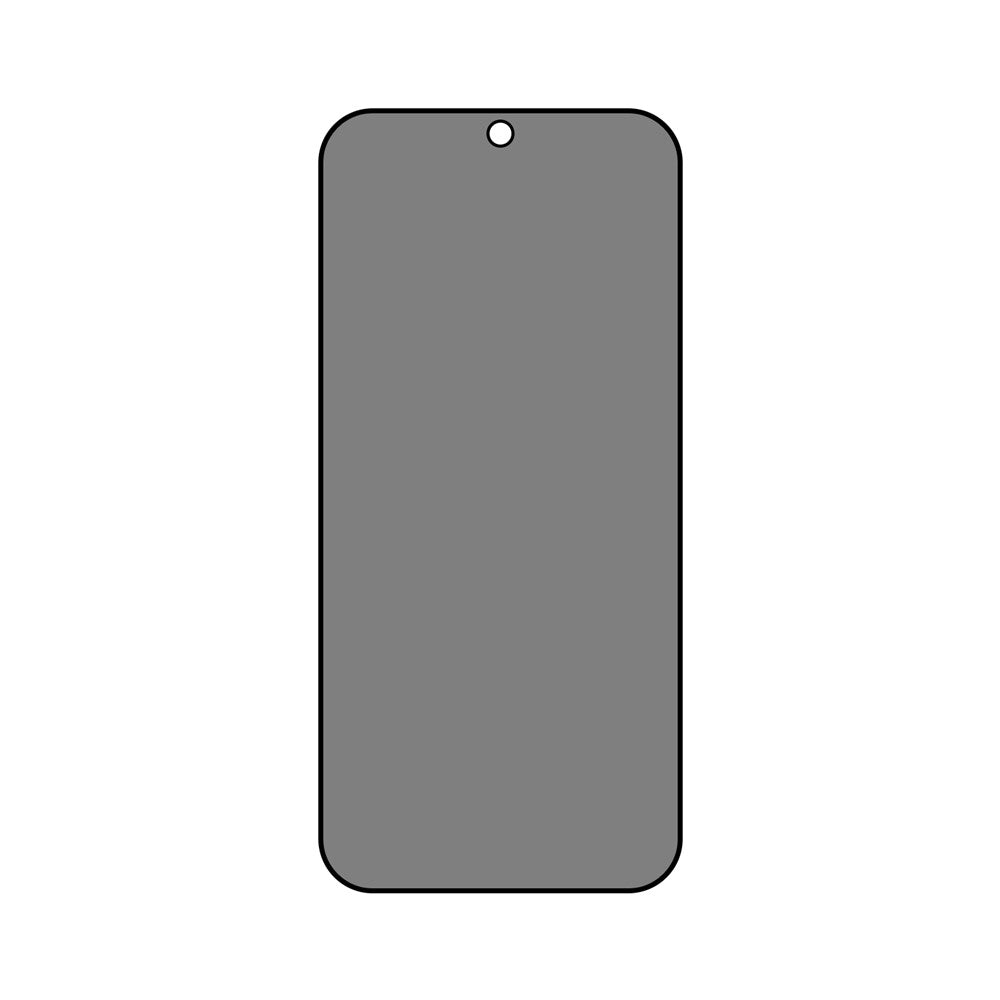 Oppo Reno16 F 5G / Reno16 FS 5G anti-spion-skærmbeskyttelse med silketryk, film af aluminium-silikatglas