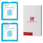LEREACH 2 stk. hærdet glas med fuldskærmsbeskyttelse til Samsung Galaxy Z Flip8 / Z Flip7 5G, anti-fingeraftryksfilm med støvfrit monteringsværktøj