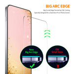 HAT PRINCE for Oppo Reno16 F 5G ENKAY  2Pcs Screen Protector 9H Clear Full Glue High Aluminum-Silicon Glass Film (NOT Complete Covering)