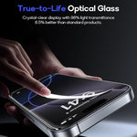 For iPhone 18 HD Full Screen Protector Silk Printing Black Edge High Aluminium-silicon Glass Film