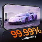 For iPhone 18 HD Full Screen Protector Silk Printing Black Edge High Aluminium-silicon Glass Film