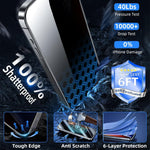 For iPhone 18 Pro Max Anti Spy Privacy Full Screen Protector Black Edge High Aluminium-silicon Glass Film