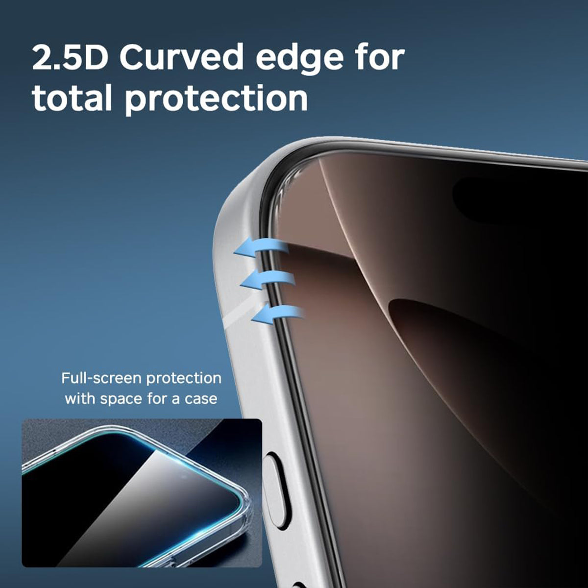 For iPhone 18 Pro Max Anti Spy Privacy Full Screen Protector Black Edge High Aluminium-silicon Glass Film