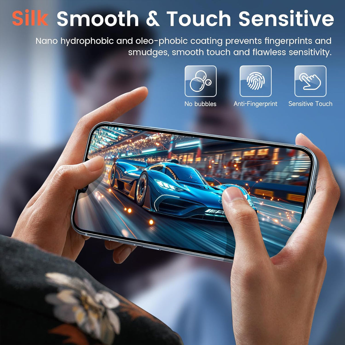 For iPhone 18 Pro Max Anti Spy Privacy Full Screen Protector Black Edge High Aluminium-silicon Glass Film
