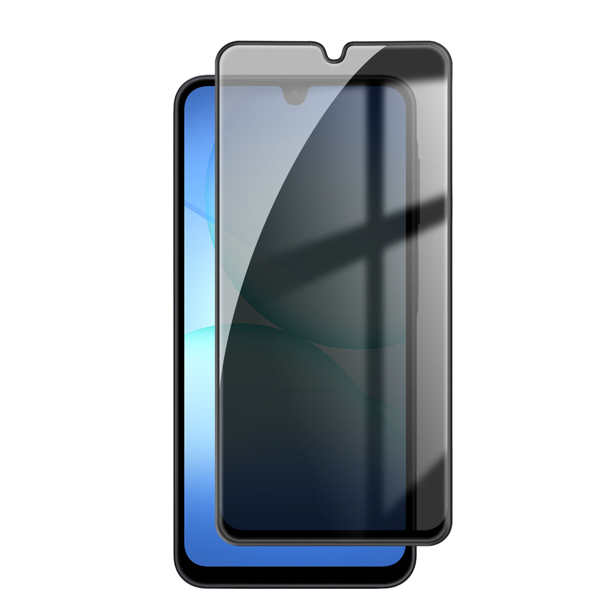 For Samsung Galaxy A18 5G / Galaxy A18 4G Anti Spy Privacy Full Screen Protector Black Edge High Aluminum-silicon Glass Film
