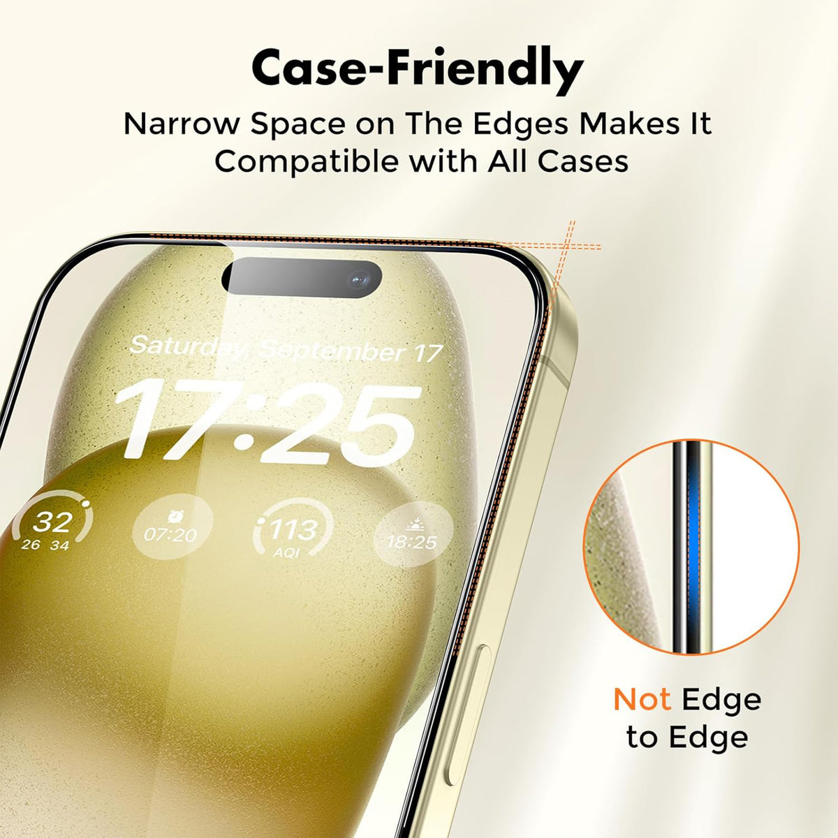 For iPhone 18 10Pcs HD Screen Protector High Aluminium-silicon Anti-fingerprint Tempered Glass Film (Not Complete Covering)