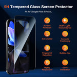 For Google Pixel 11 Pro / 11 / 10 Pro / 10 / 9 Pro / 9 Anti Spy Privacy Full Screen Protector Black Edge High Aluminium-silicon Glass Film