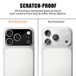 For iPhone 18 Pro Full Cover Camera Lens Protector Silk Print HD Anti Fingerprint AR Tempered Glass Lens Film