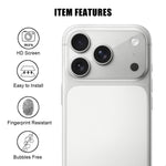 For iPhone 18 Pro Full Cover Camera Lens Protector High Definition Anti Fingerprint AR Tempered Glass Lens Film