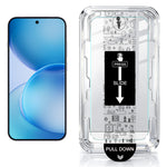 IMAK for Oppo Reno16 Pro 5G (Global) / Oppo Reno16 5G (Global) H Series Tempered Glass Screen Protector Film with Dust-free Installation Tool - Transparent (NOT Complete Covering) (Fingerprint Unlock)