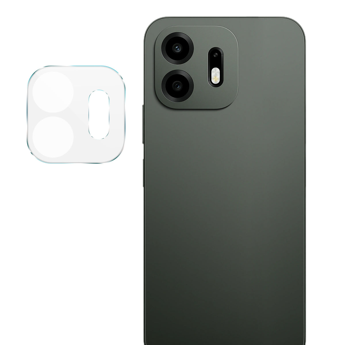 IMAK til OnePlus N6 4G Kameralinsebeskytter Slank hærdet glas Fuld dækning Linsefilm