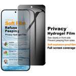 IMAK for Xiaomi Redmi Turbo 5 Max 5G / Xiaomi Poco X8 Pro Max 5G / Xiaomi Redmi K80 Ultra 5G / Xiaomi Redmi K90 Ultra 5G / Xiaomi Redmi K90 Max 5G / Xiaomi 17T Pro Privacy Hydrogel Film III Anti-Spy Soft TPU Full Screen Protector (Fingerprint Unlock)