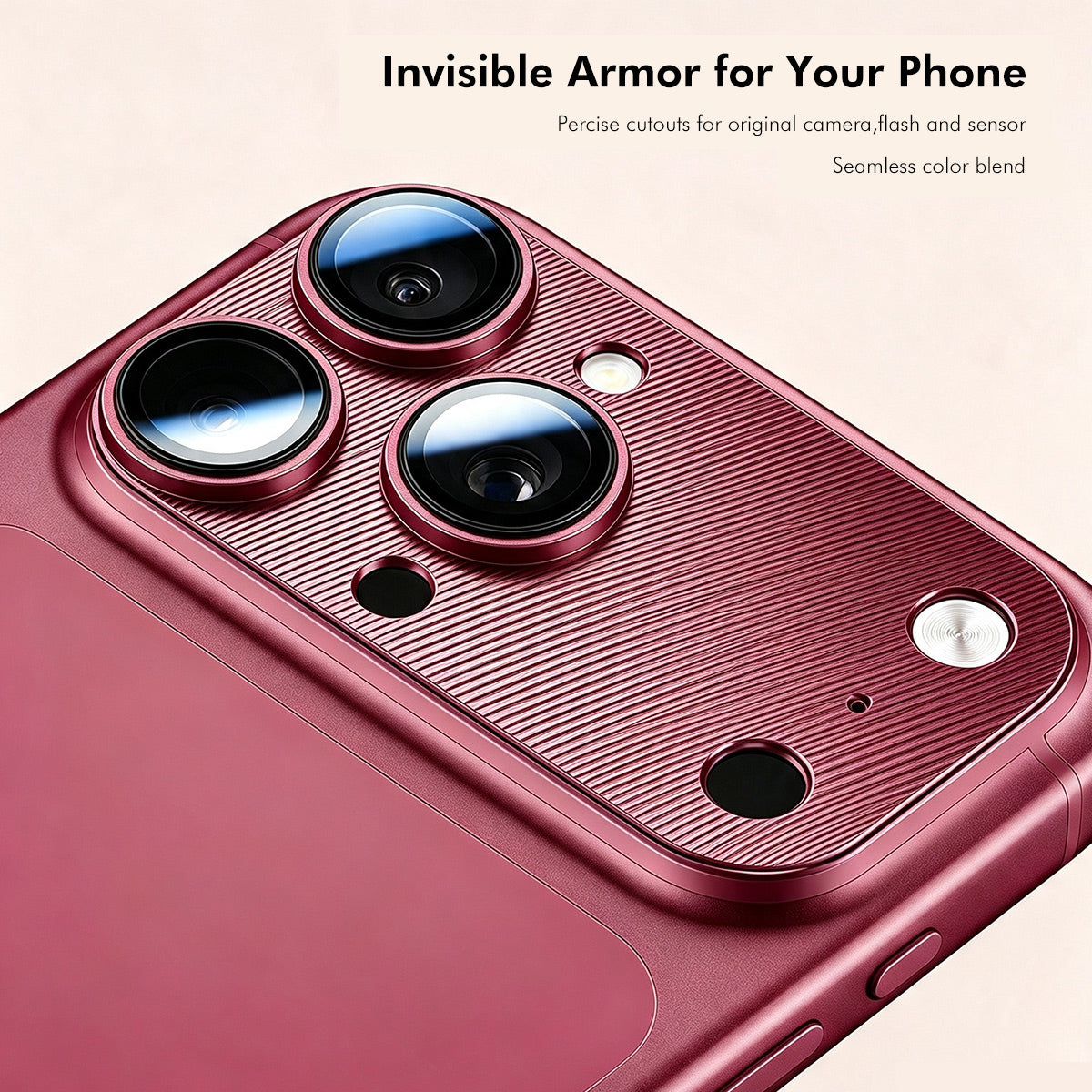HAT PRINCE til iPhone 18 Pro Kameraglasbeskytter ENKAY Aluminiumlegering + Hærdet Glas Linsefilm