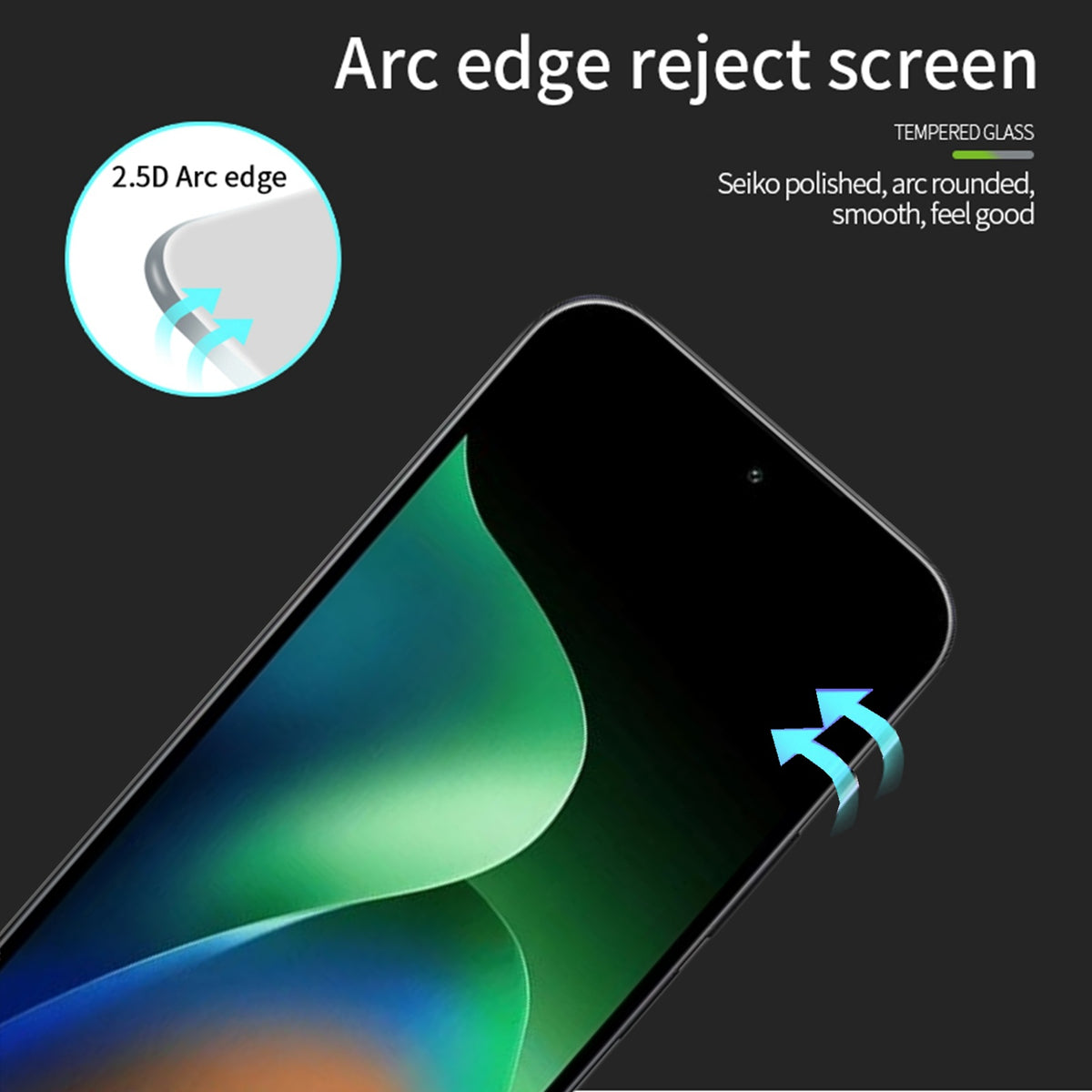 MOFI for Xiaomi Redmi 17 5G / Xiaomi Redmi 17 4G Screen Protector 9H Full Glue Full Coverage High Aluminum-Silicon Glass Film