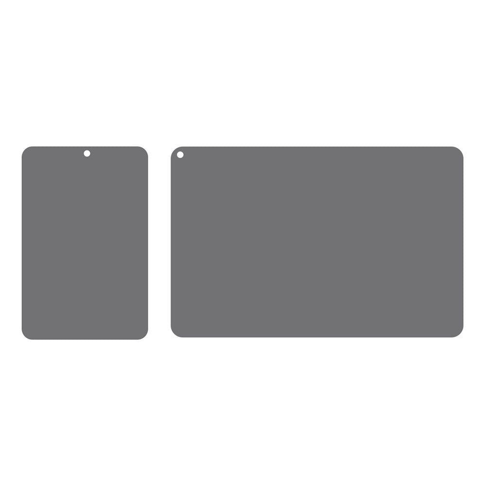 For iPhone Fold Privacy Hydrogel Screen Protector 180-Degree Anti Spy Front  /  Back PET + TPU Films