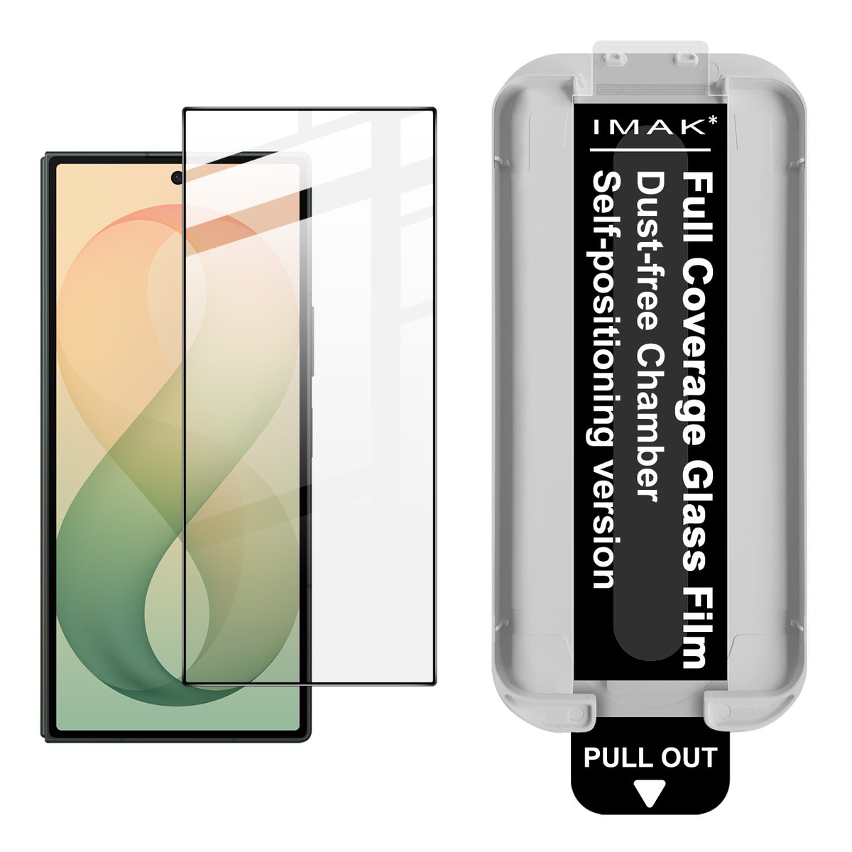 IMAK for Samsung Galaxy Z Fold8 Ultra Tempered Glass Full Screen Protector Full Glue Film with Dust-free Installation Tool