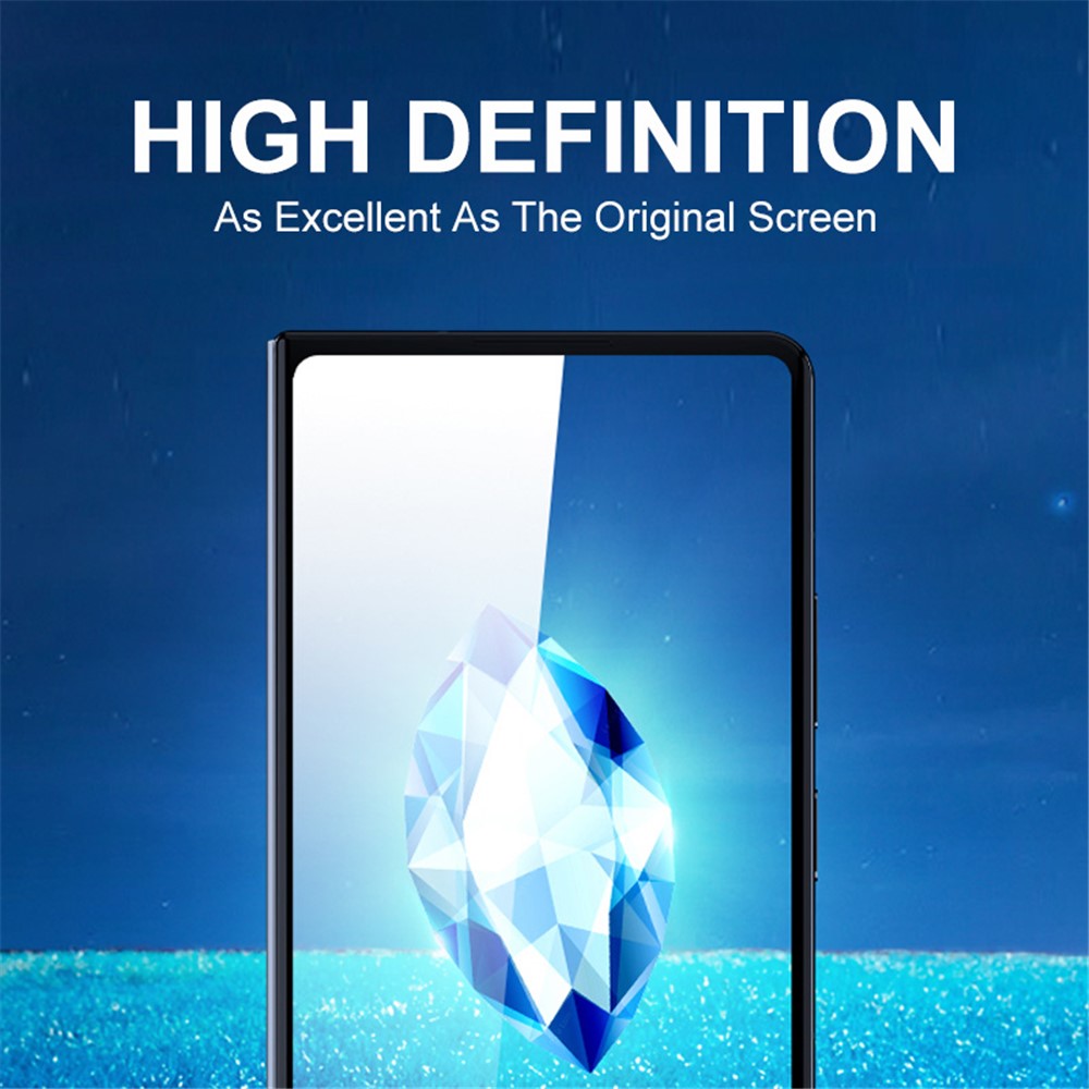 ENKAY HAT PRINCE fuldt dækkende skærmbeskytter til Samsung Galaxy Z Fold4 5G, 0,26 mm 2,5D hærdet glasfilm, eksplosionssikker og fingeraftryksafvisende