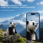IMAK for iPhone 18 Pro Max Tempered Glass Camera Lens Protector Acrylic Lens Cap (Black Circle Design)
