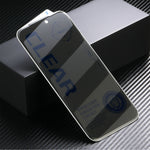 For iPhone Fold 10Pcs Anti Spy Screen Protector 3D Round Edge Full Coverage Tempered Glass Film