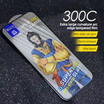 For iPhone Fold 10Pcs Full Screen Protector 300C Large Arc Anti Static Silk Printing HD Clear Tempered Glass Film