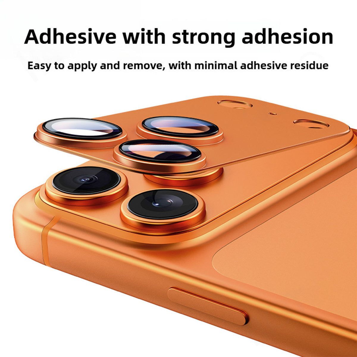For iPhone Air Camera Lens Protector Step-Style Aluminum Alloy+Tempered Glass AR+AF Anti-Reflective Lens Film, Case Friendly