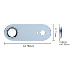 For iPhone Air Camera Lens Protector Step-Style Aluminum Alloy+Tempered Glass AR+AF Anti-Reflective Lens Film, Case Friendly
