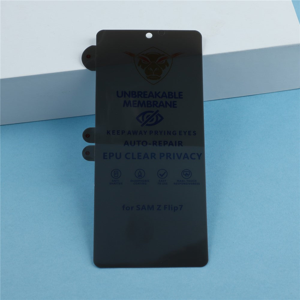 Til Samsung Galaxy Z Flip8 Anti-Spion Skærmbeskytter Beskyttende Blød TPU Indvendig Skærmfilm