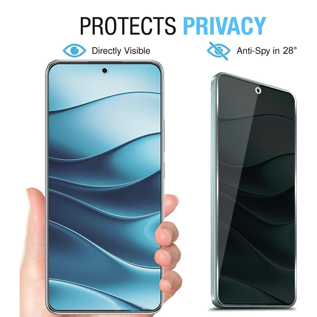 For Xiaomi Redmi Note 17 Pro Max 5G / Note 17 Pro+ 5G Anti Spy Privacy Full Screen Protector Black Edge High Aluminium-silicon Glass Film