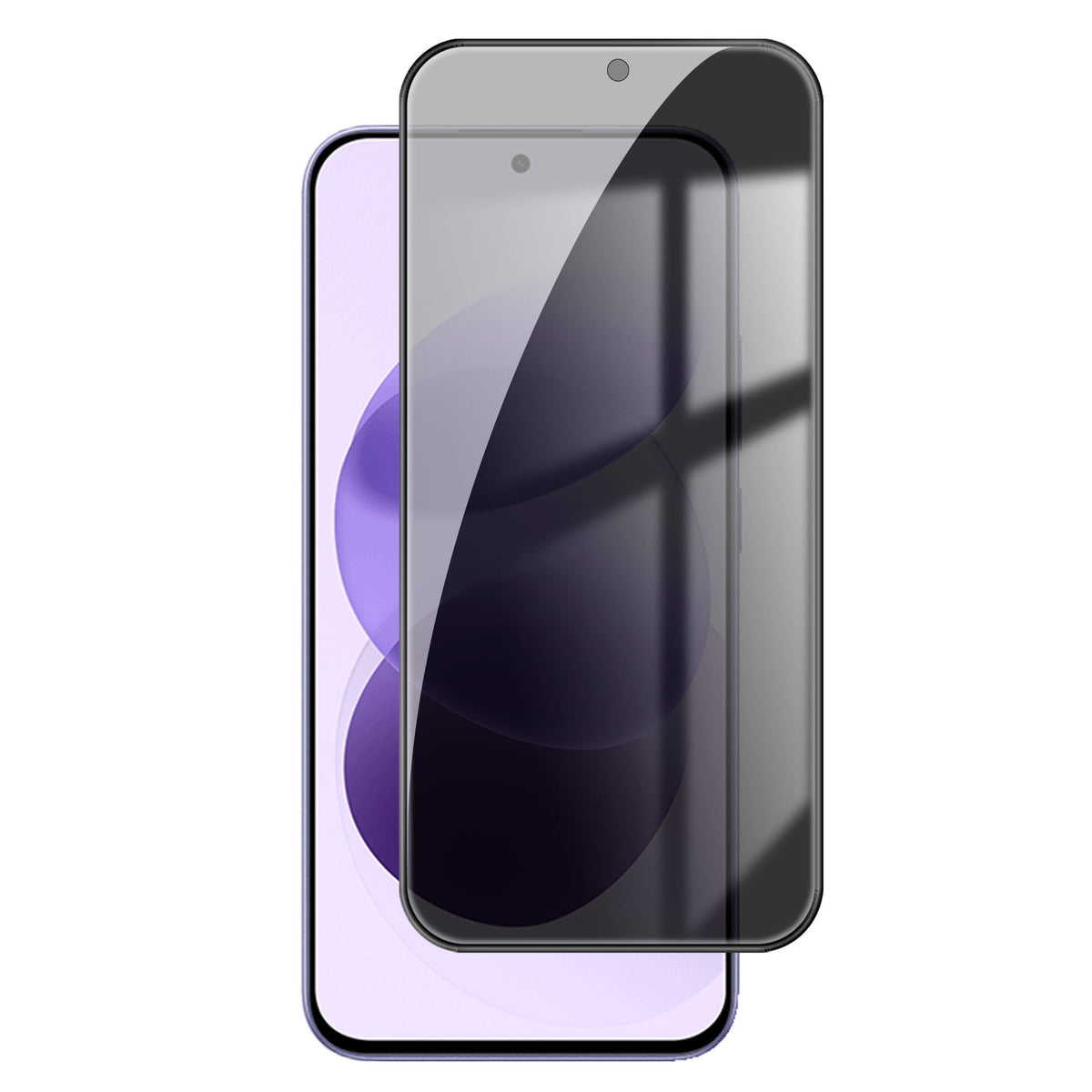 Xiaomi Redmi Note 17 4G (Global) / Note 17 5G (Global) / Note 17 (Indien/Kina) 5G-anti-spion-privatlivsskærmbeskyttelse, fuldskærmsdækning, sort kant, høj aluminium-silicium-glasfilm