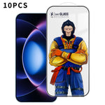 For Xiaomi 17 Max 10Pcs Full Screen Protector 3D Arc 120C Anti-Static Silk Printing High Aluminium-silicon Glass Film