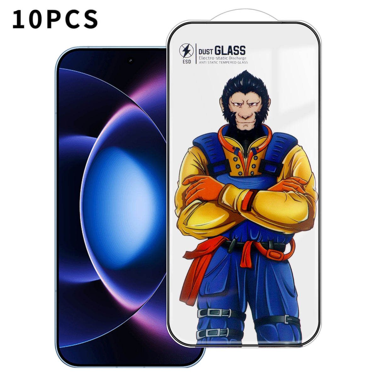 For Xiaomi 17 Max 10Pcs Full Screen Protector 3D Arc 120C Anti-Static Silk Printing High Aluminium-silicon Glass Film