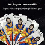 For Huawei nova 16z 5G 10Pcs Full Screen Protector 3D Arc 120C Anti-Static Silk Printing High Aluminium-silicon Glass Film