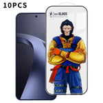 For Xiaomi 17T 10Pcs Full Screen Protector 3D Arc 120C Anti-Static Silk Printing High Aluminium-silicon Glass Film