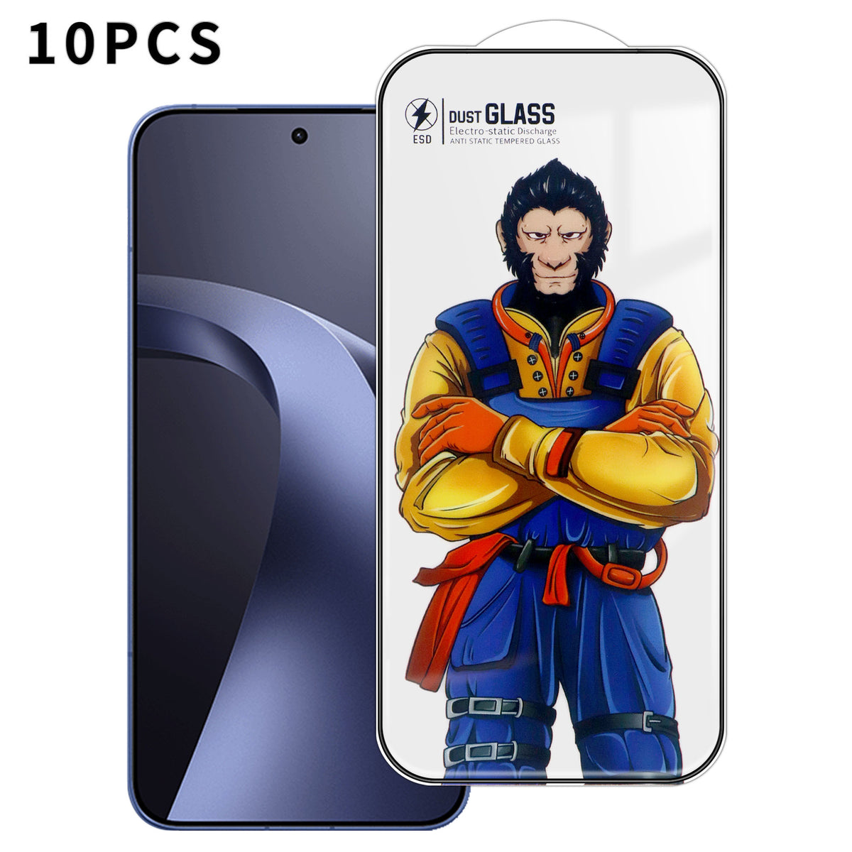 For Xiaomi 17T 10Pcs Full Screen Protector 3D Arc 120C Anti-Static Silk Printing High Aluminium-silicon Glass Film
