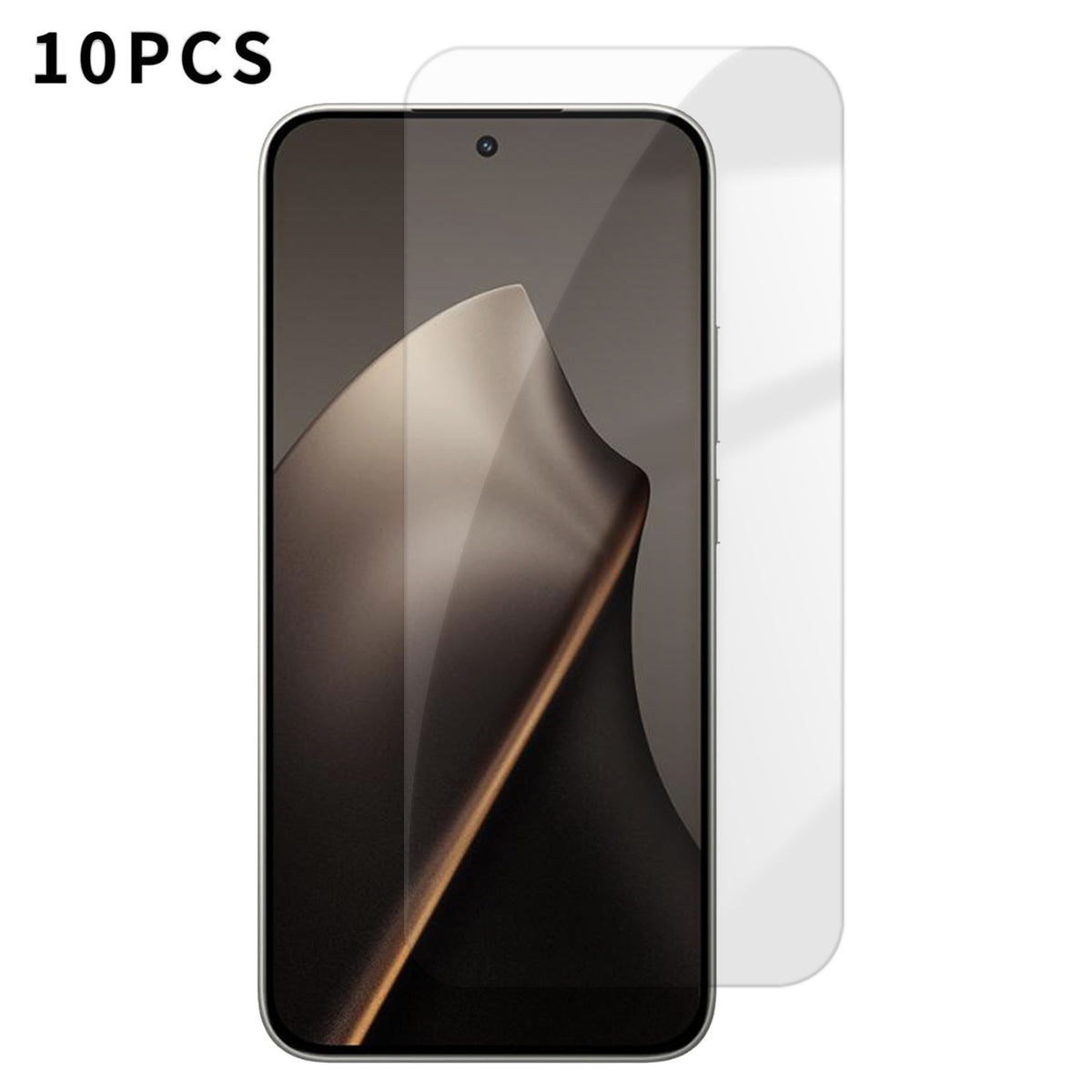 Xiaomi 17T Pro 10 stk. HD-skærmbeskyttelser i højt aluminium-silikat, fingeraftryksafvisende hærdet glasfilm (ikke fuld dækning)