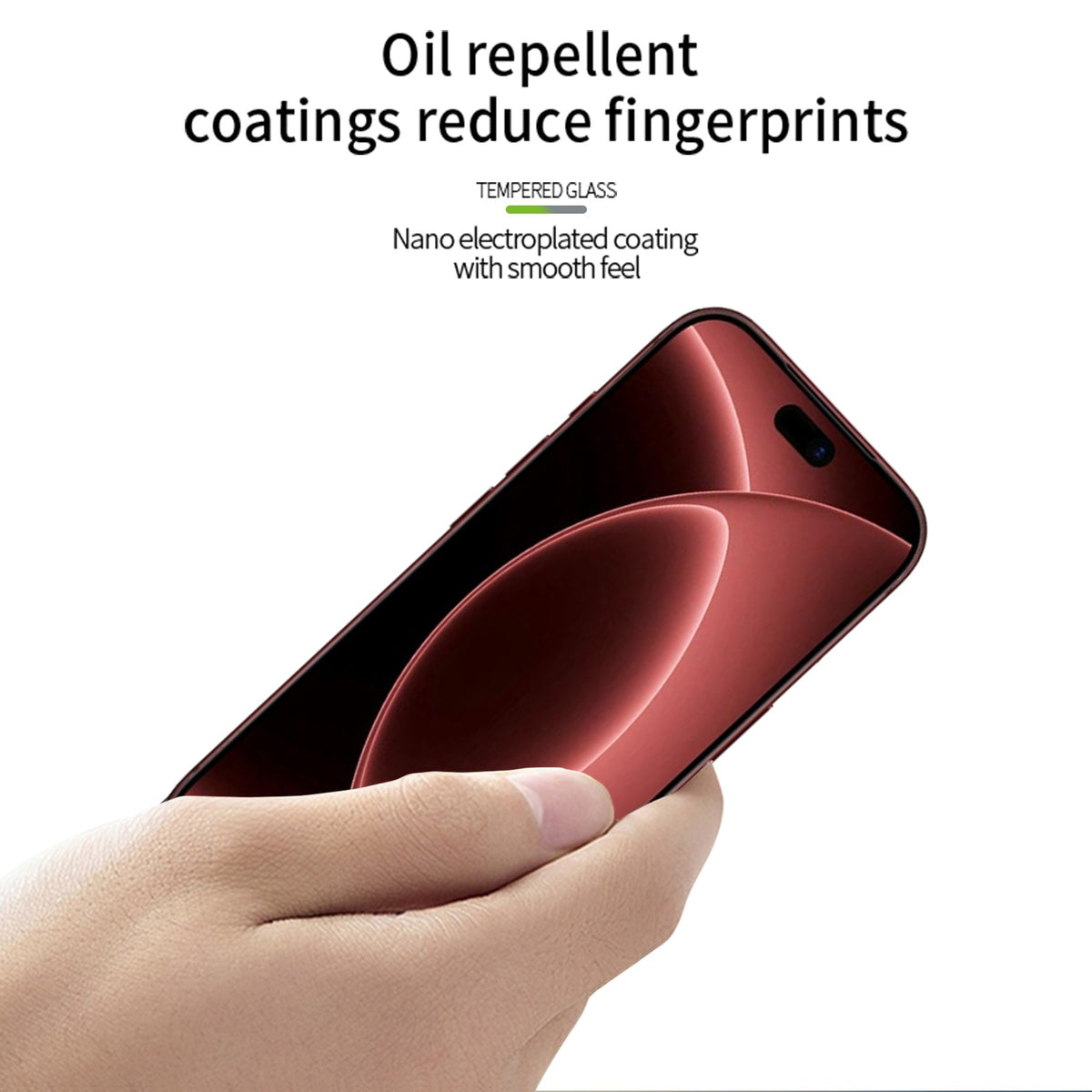 MOFI for iPhone 18 Screen Protector 9H Full Glue Full Coverage High Aluminum-Silicon Glass Film