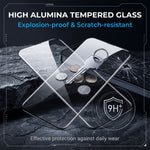 For iPhone Fold 10Pcs Screen Protector AR Anti-Reflection High Aluminium-silicon Glass Silk Printing Clear Film