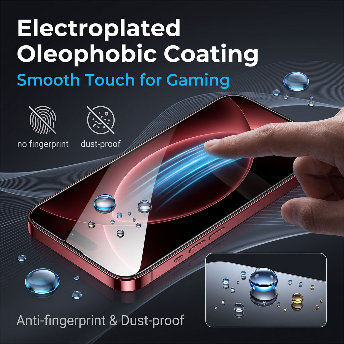 For iPhone Fold 10Pcs Screen Protector AR Anti-Reflection High Aluminium-silicon Glass Silk Printing Clear Film