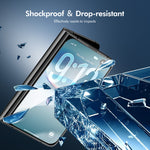 HAT PRINCE for iPhone Fold ENKAY 10Pcs Screen Protector Thick Adhesive 0.26mm 2.5D High Aluminum-Silicon Glass Film