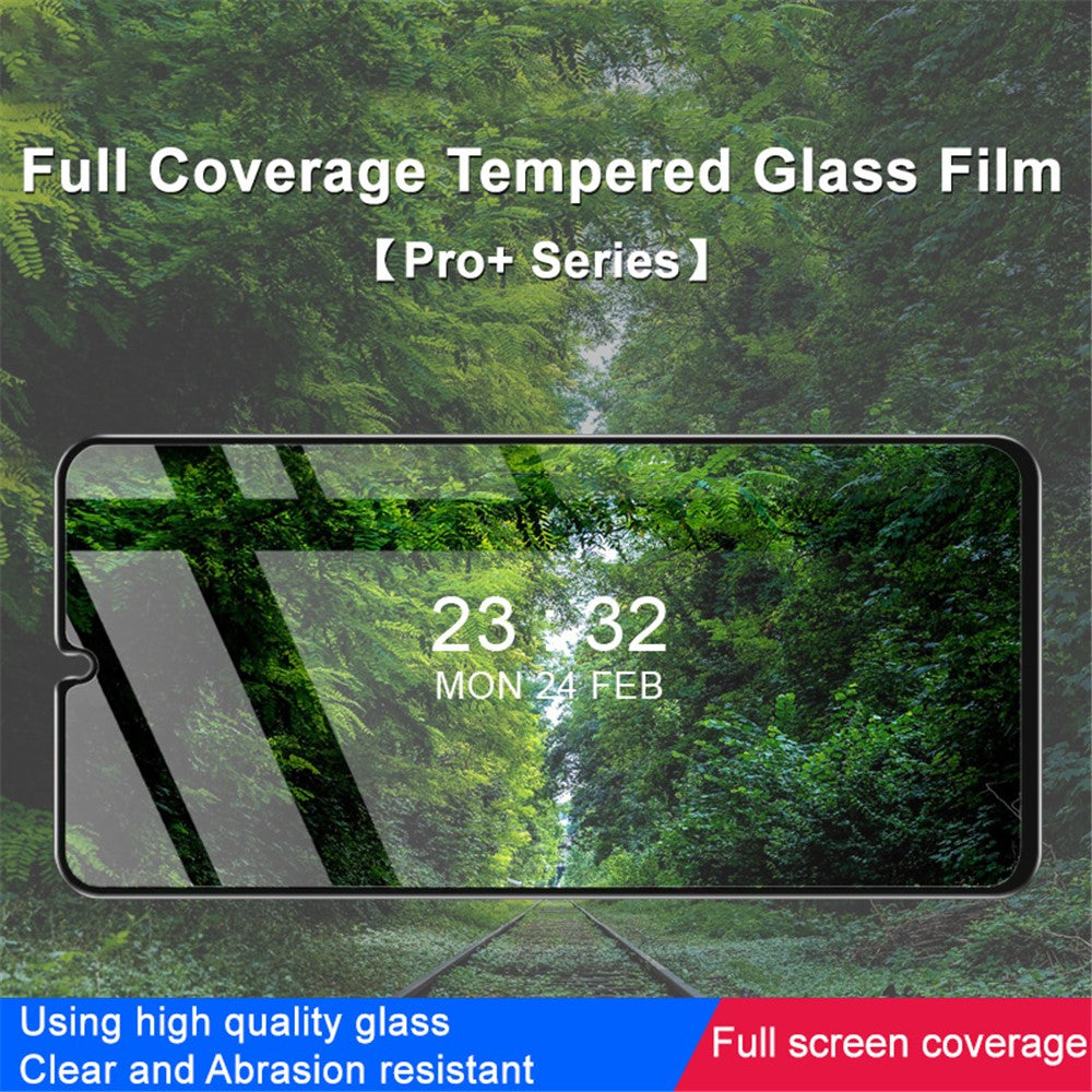 IMAK Pro+ Series til Samsung Galaxy A34 5G Fuld Dækkende Skærmbeskytter Følsom Berøring Ultra Klar Hærdet Glas Film