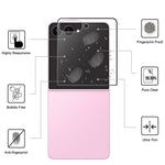 For Samsung Galaxy Z Flip8 Screen Protector Black Edge AGC Glass Full Glue Full Coverage Screen Film