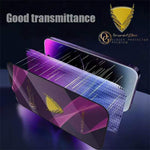 For iPhone Fold 10Pcs Screen Protector Full Cover Anti-Static Clear High Aluminium-silicon Glass Film