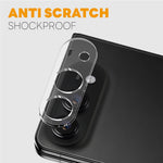 NORTHJO 2Pcs For iPhone Fold Tempered Glass Camera Lens Protector Clear 3D Integrated Full Coverage
