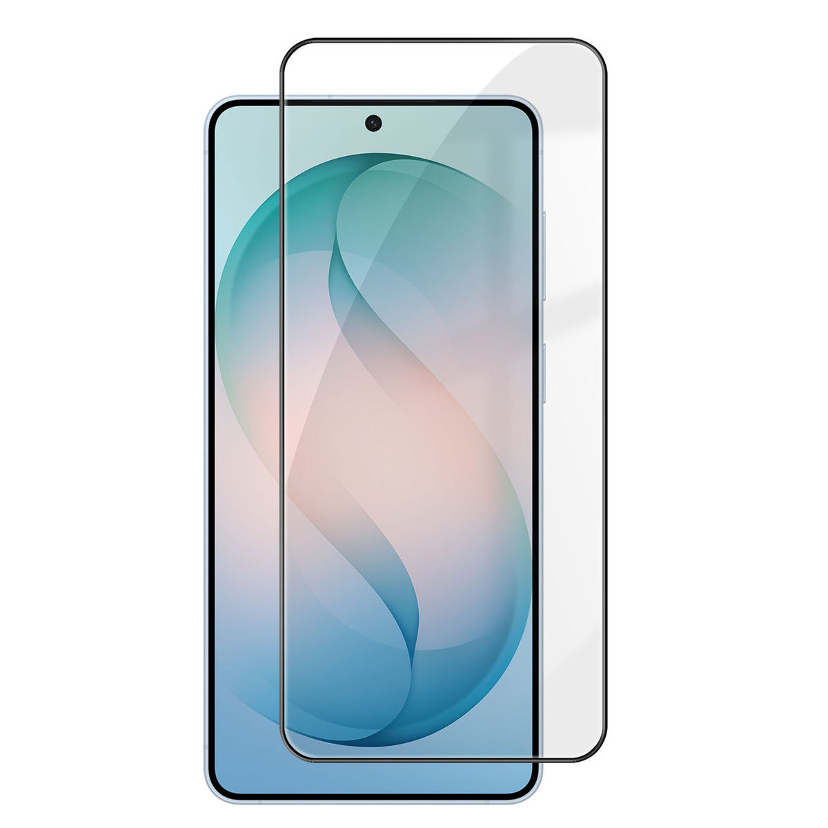 Til Samsung Galaxy S26 FE / S25 FE HD Fuld Skærmbeskytter Silketryk Sort Kant Høj Aluminium-silicium Glasfilm