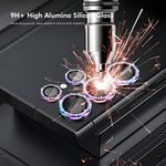 HAT PRINCE for Samsung Galaxy Z Flip8 Camera Lens Protector ENKAY  Rhinestone Decor Rear Lens Film