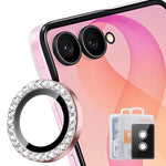 HAT PRINCE for Samsung Galaxy Z Flip8 Camera Lens Protector ENKAY  Rhinestone Decor Rear Lens Film