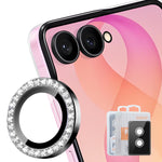 HAT PRINCE for Samsung Galaxy Z Flip8 Camera Lens Protector ENKAY  Rhinestone Decor Rear Lens Film