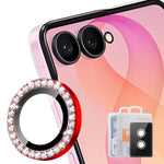 HAT PRINCE for Samsung Galaxy Z Flip8 Camera Lens Protector ENKAY  Rhinestone Decor Rear Lens Film